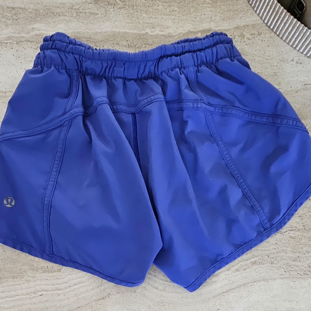 Lululemon Blue Athletic Shorts Lightweight Design - Picture 2 of 4